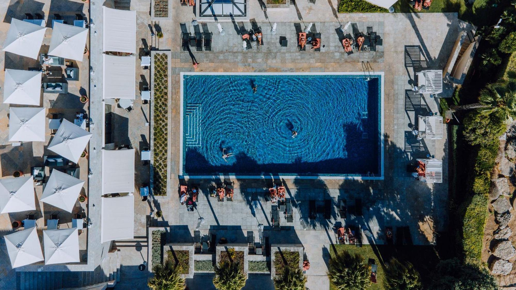 Grande Real Villa Italia Hotel & Spa Cascais Ngoại thất bức ảnh Aerial view of the pool