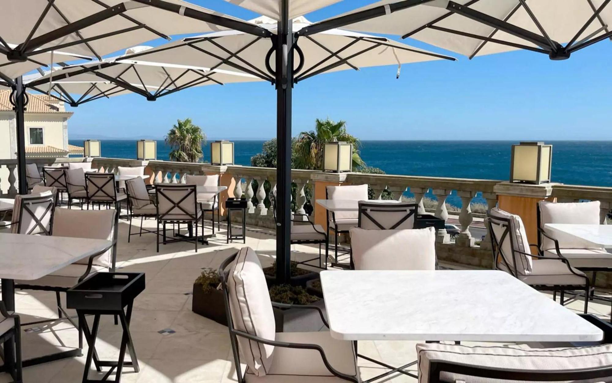 Grande Real Villa Italia Hotel & Spa Cascais Ngoại thất bức ảnh The Terrace at the Beverly Hills Hotel