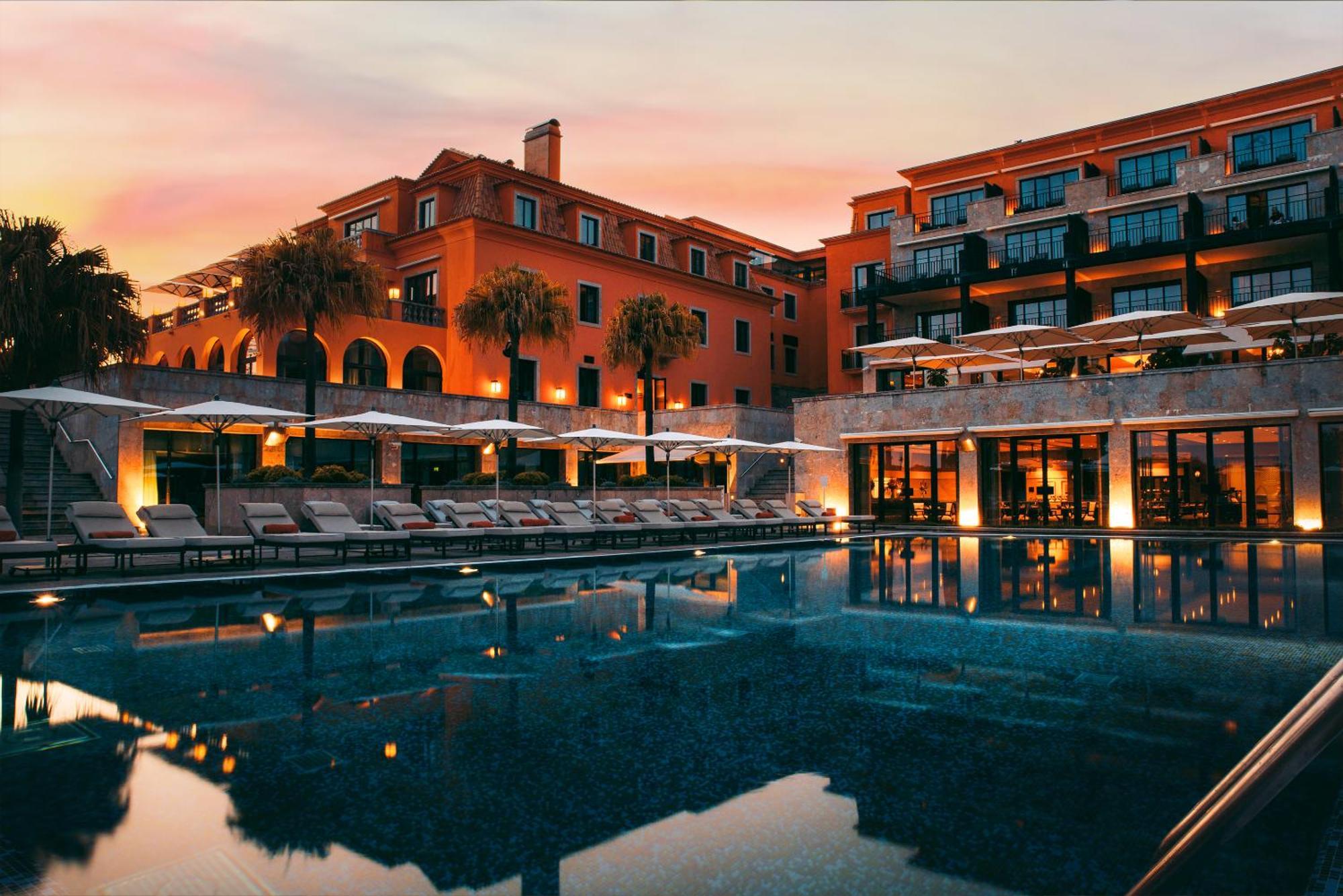 Grande Real Villa Italia Hotel & Spa Cascais Ngoại thất bức ảnh The Hotel's main pool